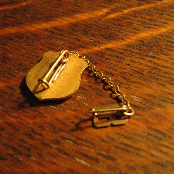 🎓 High School "A" Vintage 1955 Alumni Graduate Pin - Picture 4 of 4